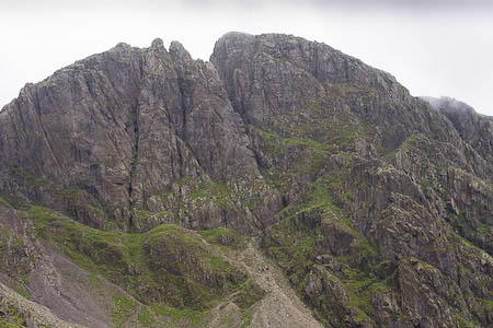 The crags where Clare Wright died